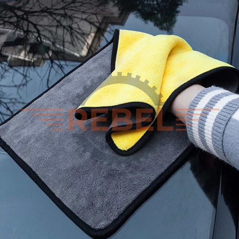 Double-Sided Microfiber Towel For Car Wash & Dry - Microfiber Towel Super A