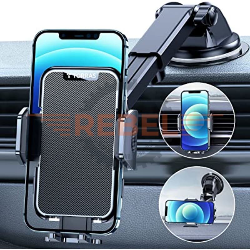 Car Phone Holder Mount with Suction Cup for Dashboard Windshield Universal