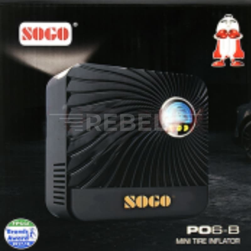 Sogo Air compressor Pump 12V DC- Mini Tire Inflator for Car and Motorcycle